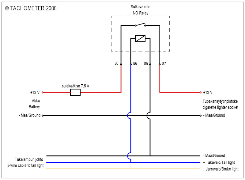 Scematic Diagram: 12v Car Charger Diagram